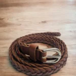 premium-round-braided-leather-buckle-belt-for-women-brown