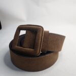 pure-leather-solid-textured-brown-suede-belt-for-womens