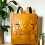 real-leather-stylish-backpack-laptop-bag-yellow-tan